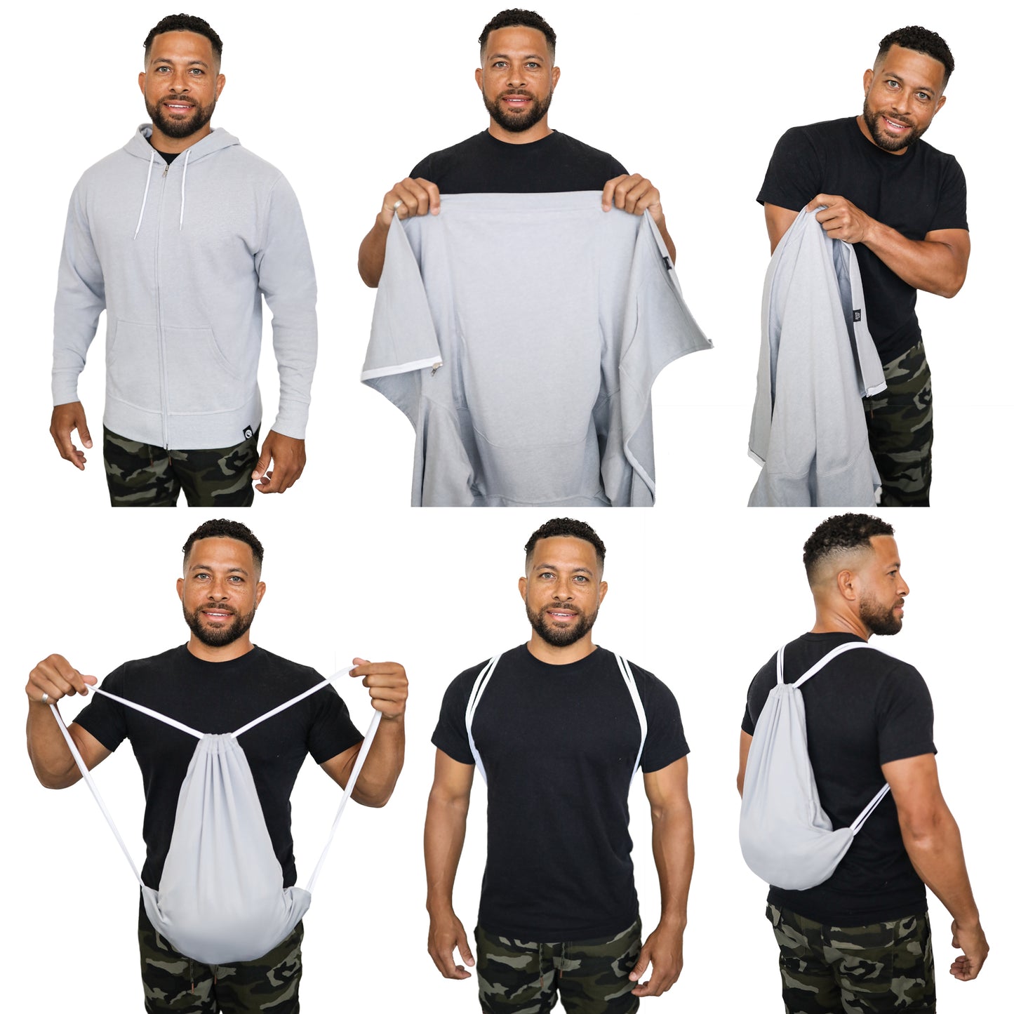 Hero Hoodie Lite (Heather Grey)